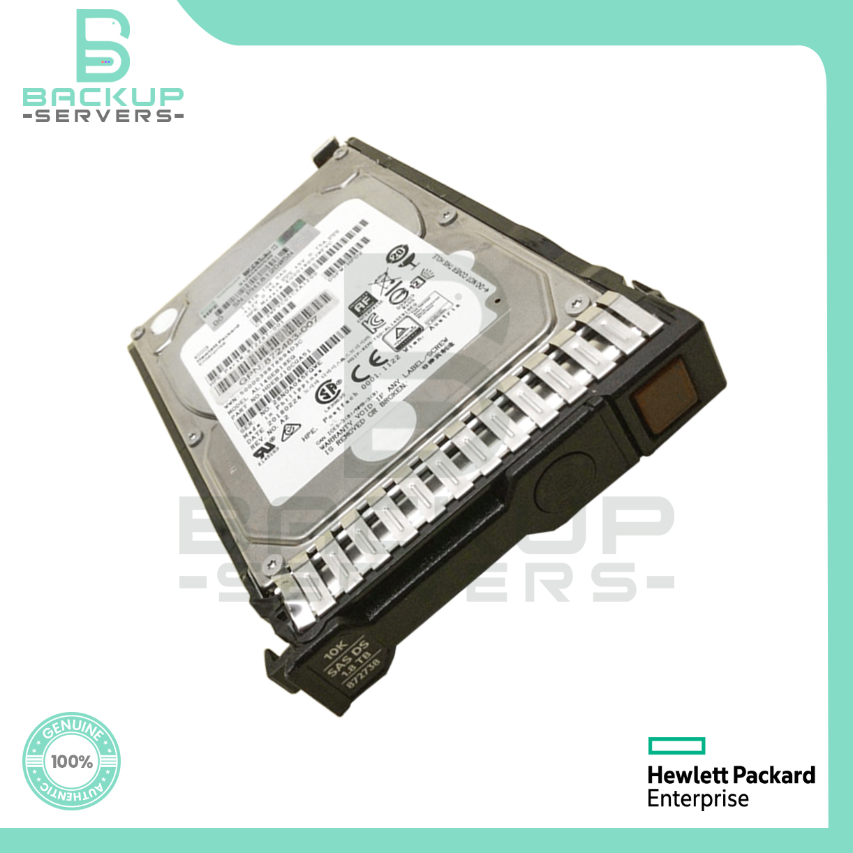 872481-B21 HP G8-G10 1.8TB 12Gbps 10K 2.5