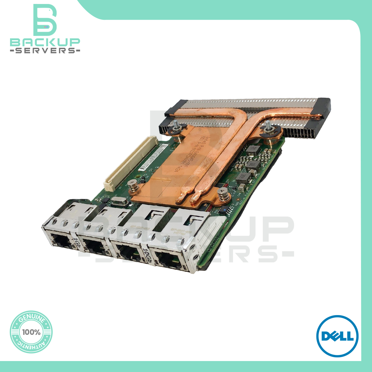 Carte Réseau Dell X540 Pour R620 – 2x1Gb Et 2x10Gb RJ45, Reconditionnée !