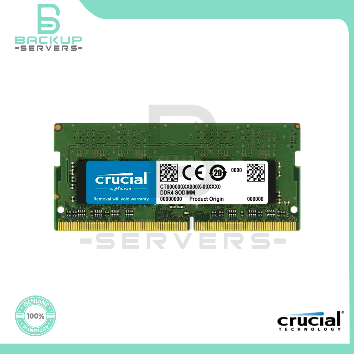 CT32G4SFD832A Crucial 32GB DDR4-3200 PC4-25600 CL22 260-Pin Non