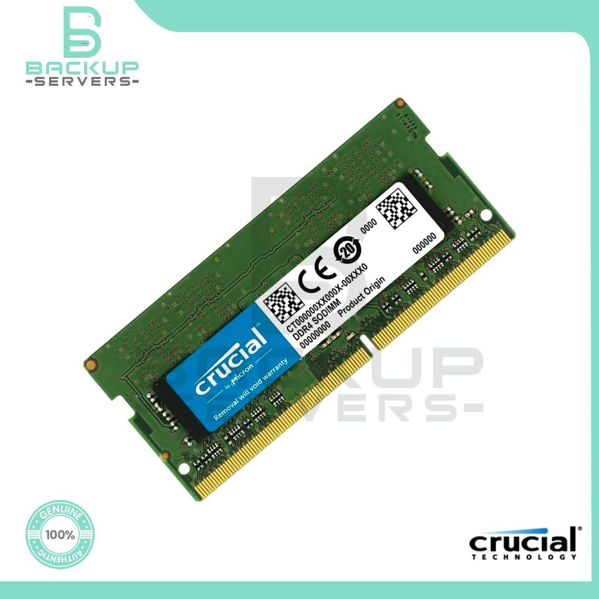 CT32G4SFD832A Crucial 32GB DDR4-3200 PC4-25600 CL22 260-Pin Non
