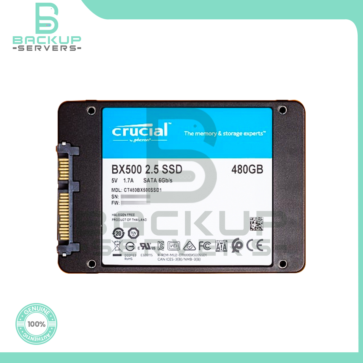 BX500 Crucial 480GB SATA 3D NAND SSD 2.5-inch - 2.5 Review 