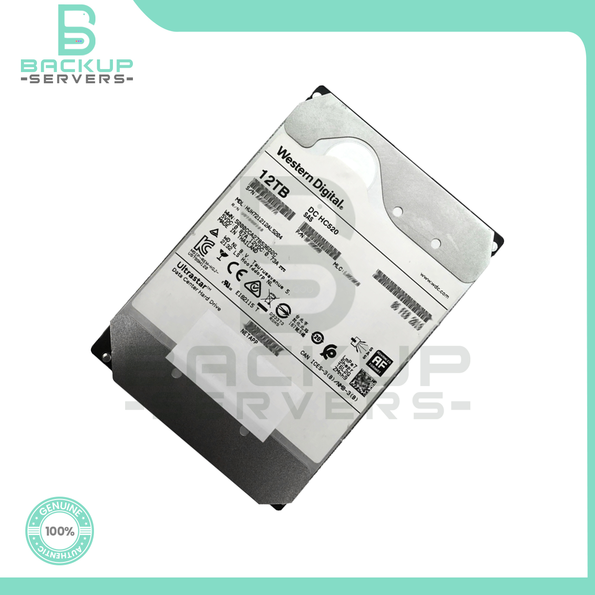 Western Digital DC HC520 12TB HDD ジャンク HUH721212AL5204 WD DC HC520 12TB 12Gbps 7.2K SAS 3.5