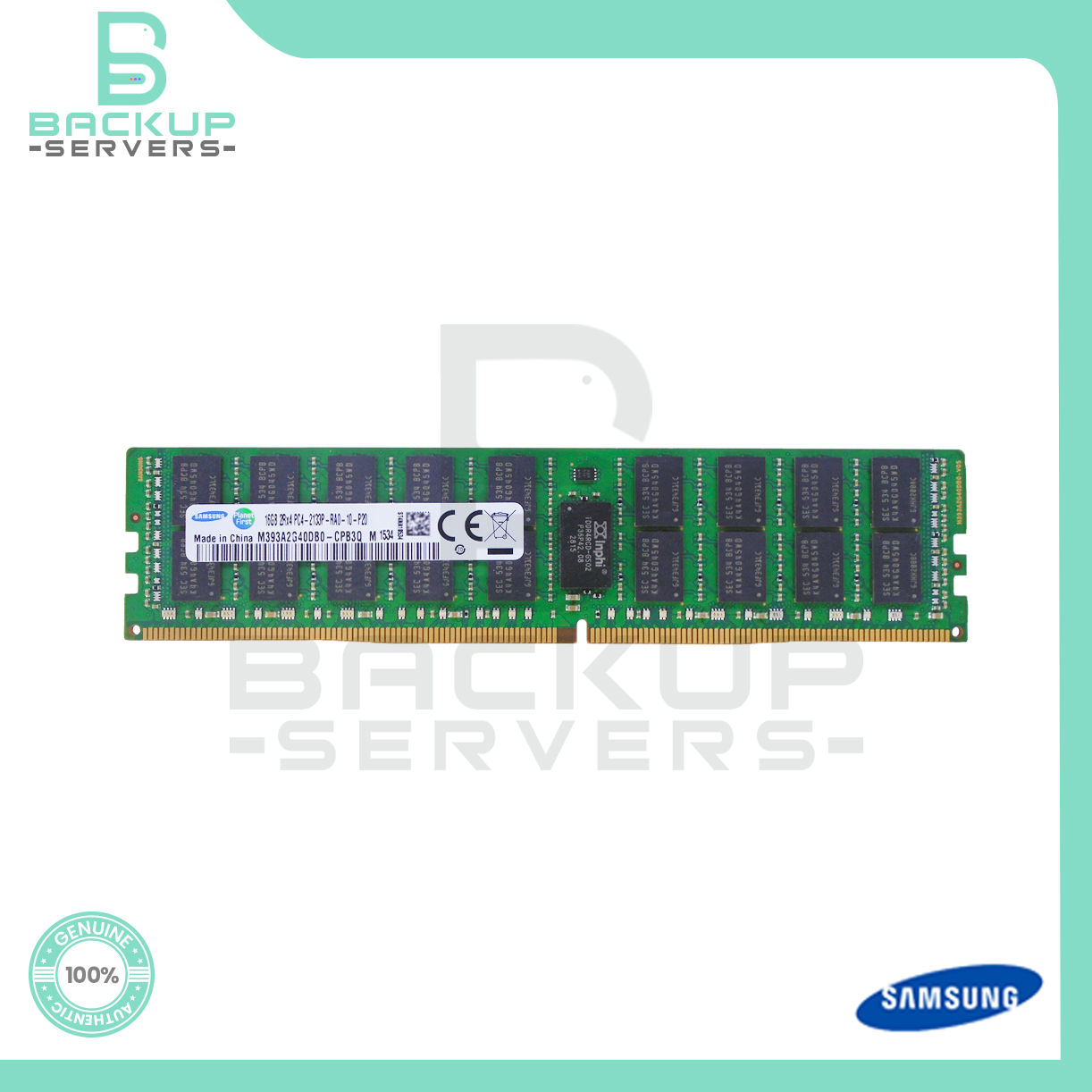 M393A2G40DB0-CPB Samsung 16GB 2Rx4 DDR4-2133 PC4-17000 288-Pin