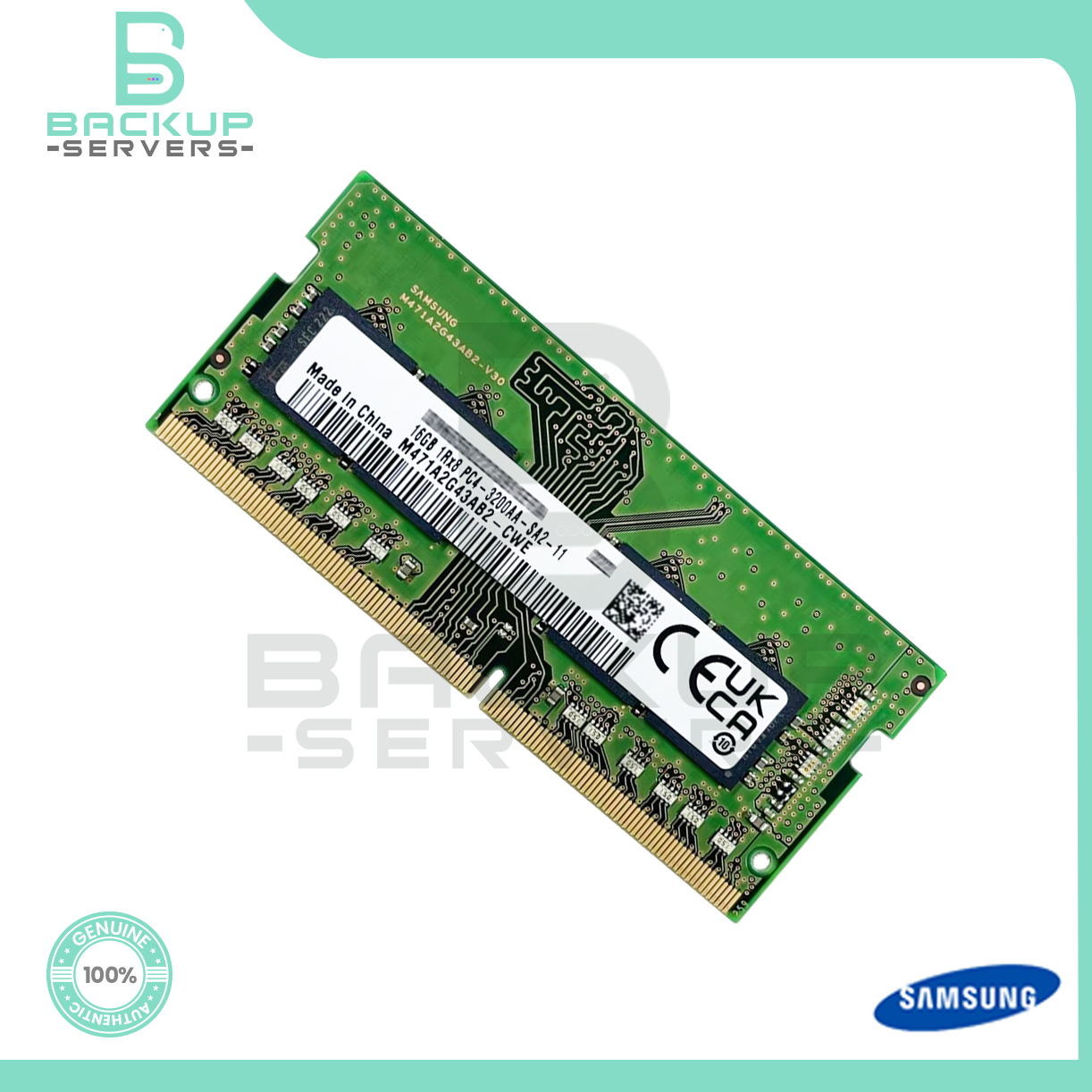 M471A2G43AB2-CWE Samsung 16GB DDR4-3200 PC4-25600 260-Pin 1Rx8
