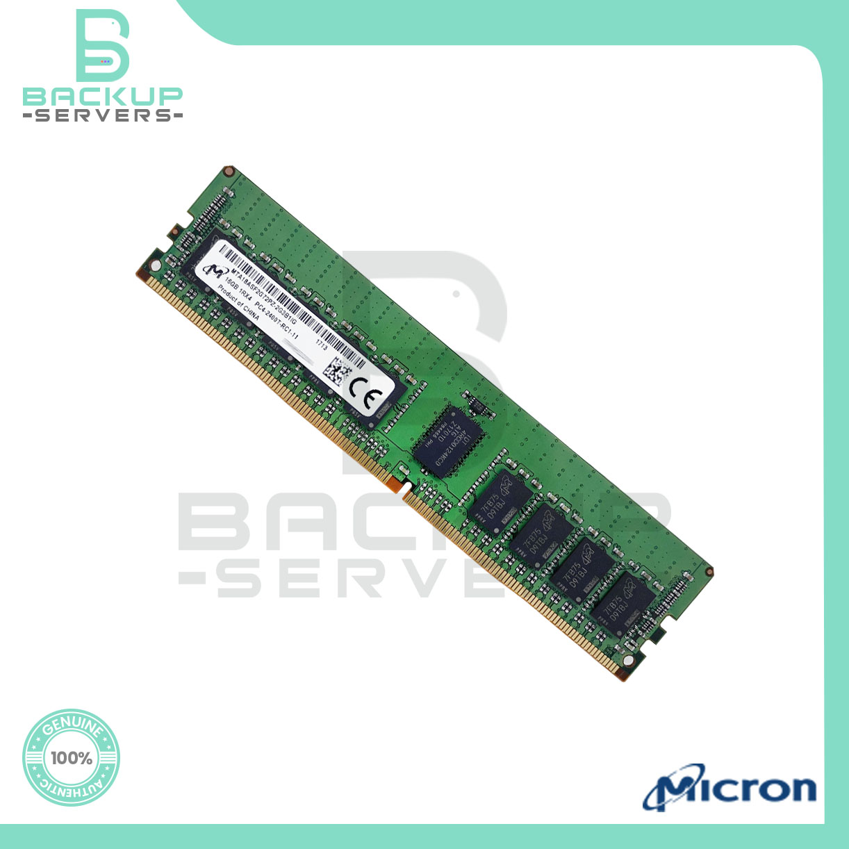 MTA18ASF2G72PZ-2G3 Micron 16GB DDR4-2400 PC4-19200 288-Pin CL17