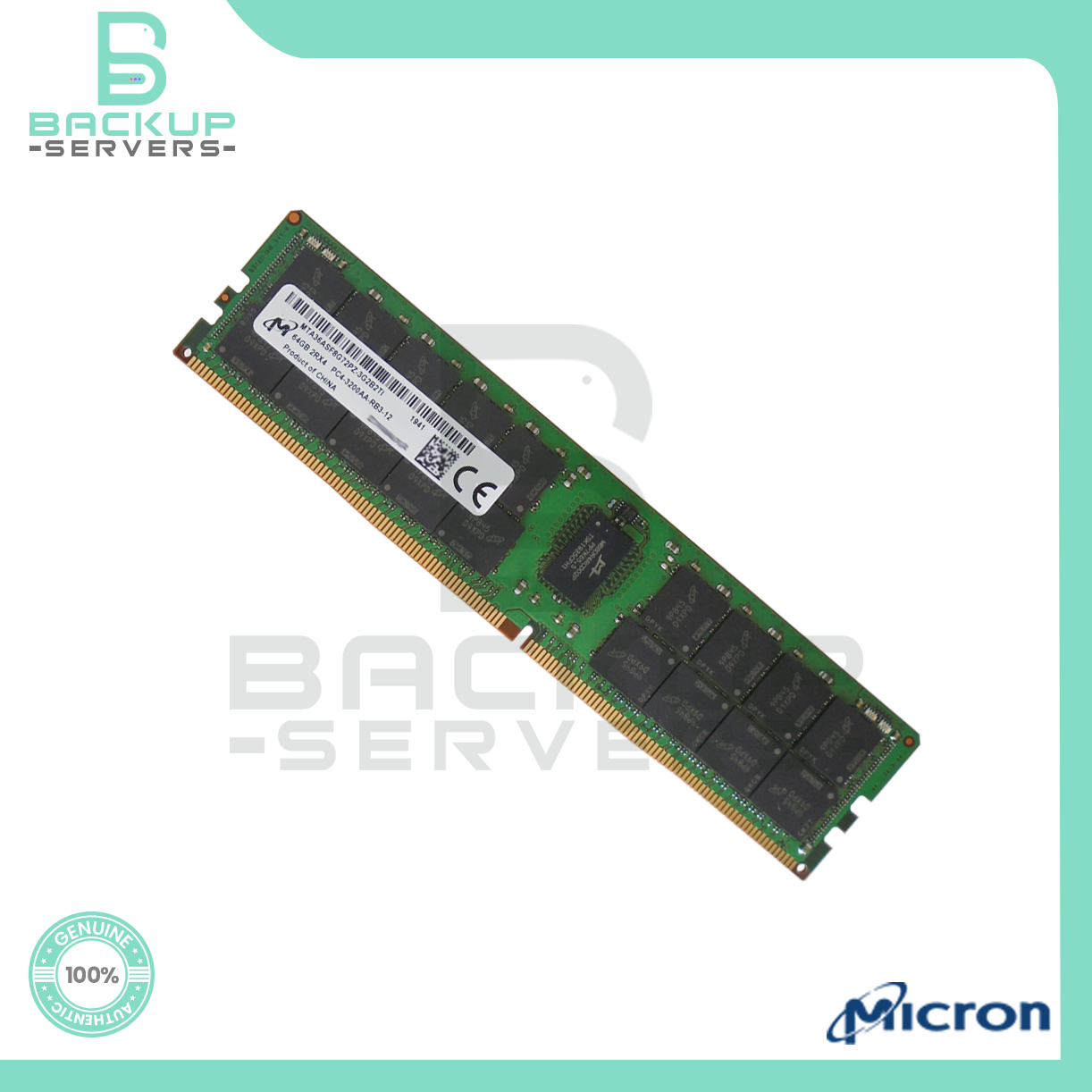 MTA36ASF8G72PZ-3G2 Micron 64GB 3200MHz PC4-25600 288-Pin CL22 2Rx4