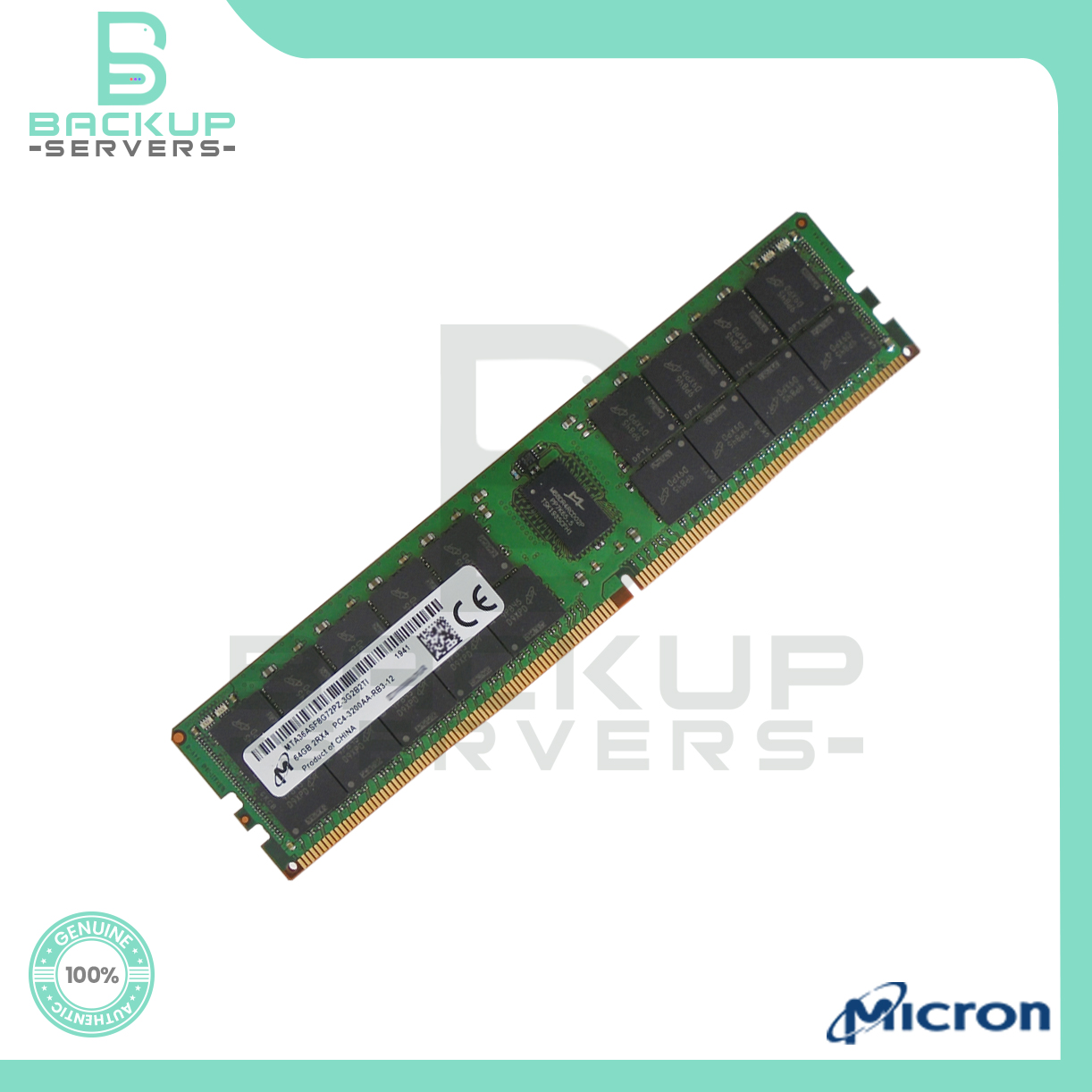 MTA36ASF8G72PZ-3G2 Micron 64GB 3200MHz PC4-25600 288-Pin CL22 2Rx4