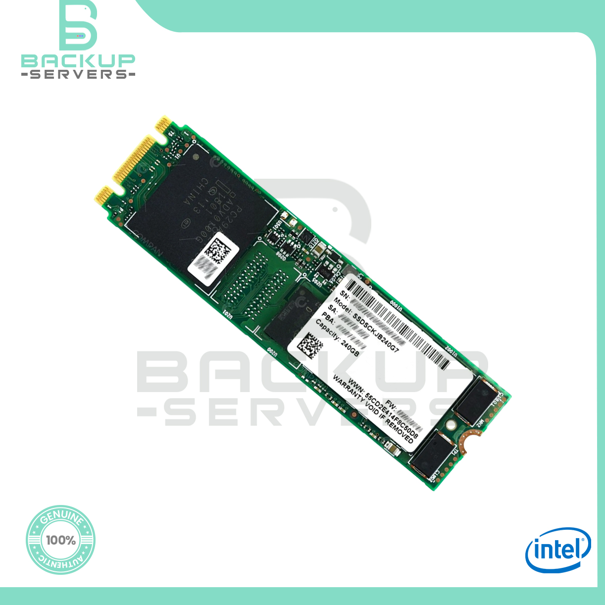 SSDSCKJB240G7 Intel DC S3520 240GB 6Gbps MLC SATA M.2 2280 Solid