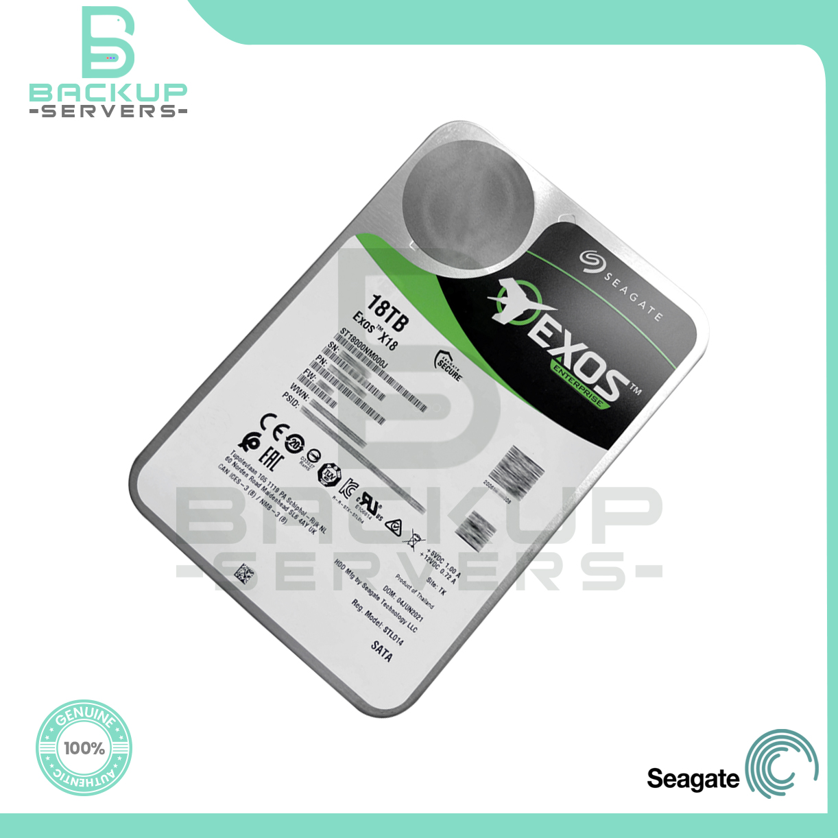 ST18000NM000J Seagate Exos X18 18TB 6Gbps 7.2K 3.5