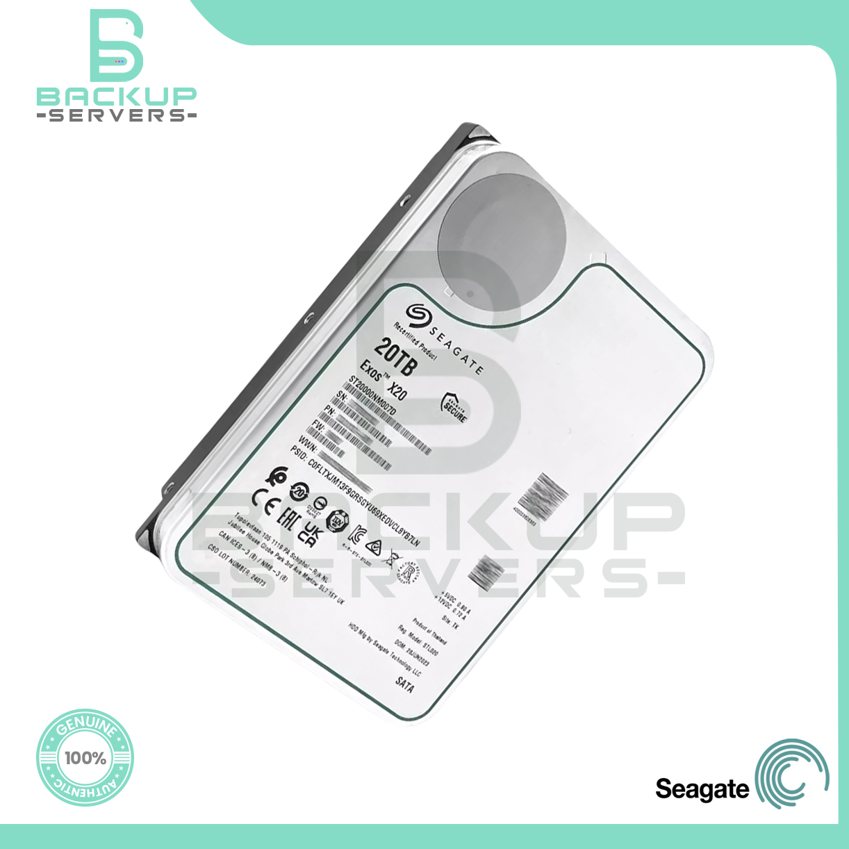 外付けハードディスク・ドライブ Seagate Exos X20 20TB SATA ST20000NM007D $_57.JPG?set_id=880000500F