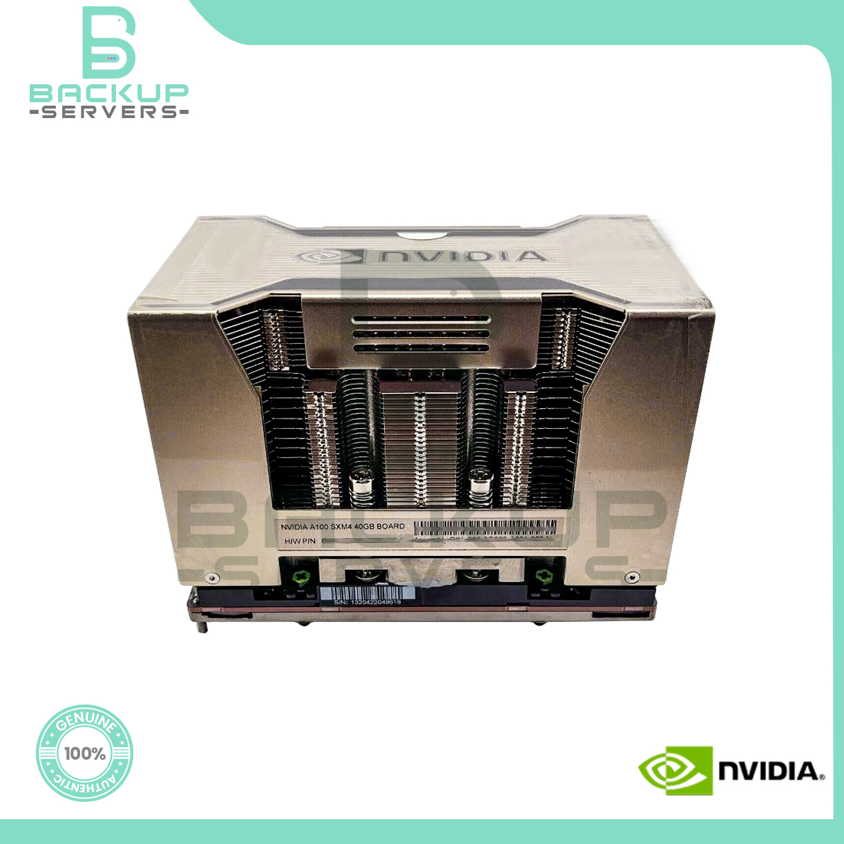 NVIDIA A100 40GB SXM4 Tensor Core GPU Module with Heatsink for AI 