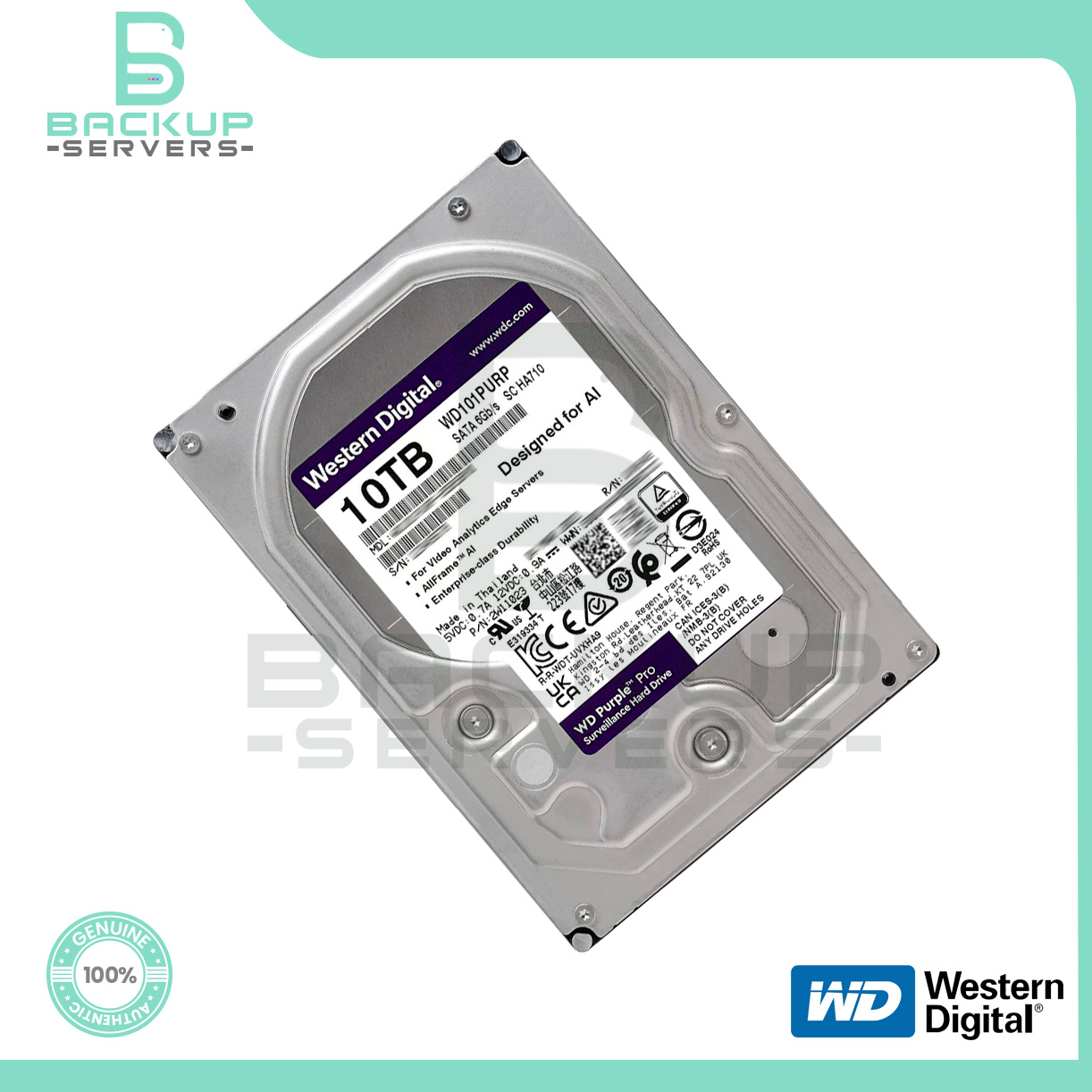 保証あり　Western Digital 10TB HDD WD101PURP Amazon.com: Western Digital 10TB WD Purple Pro Surveillance