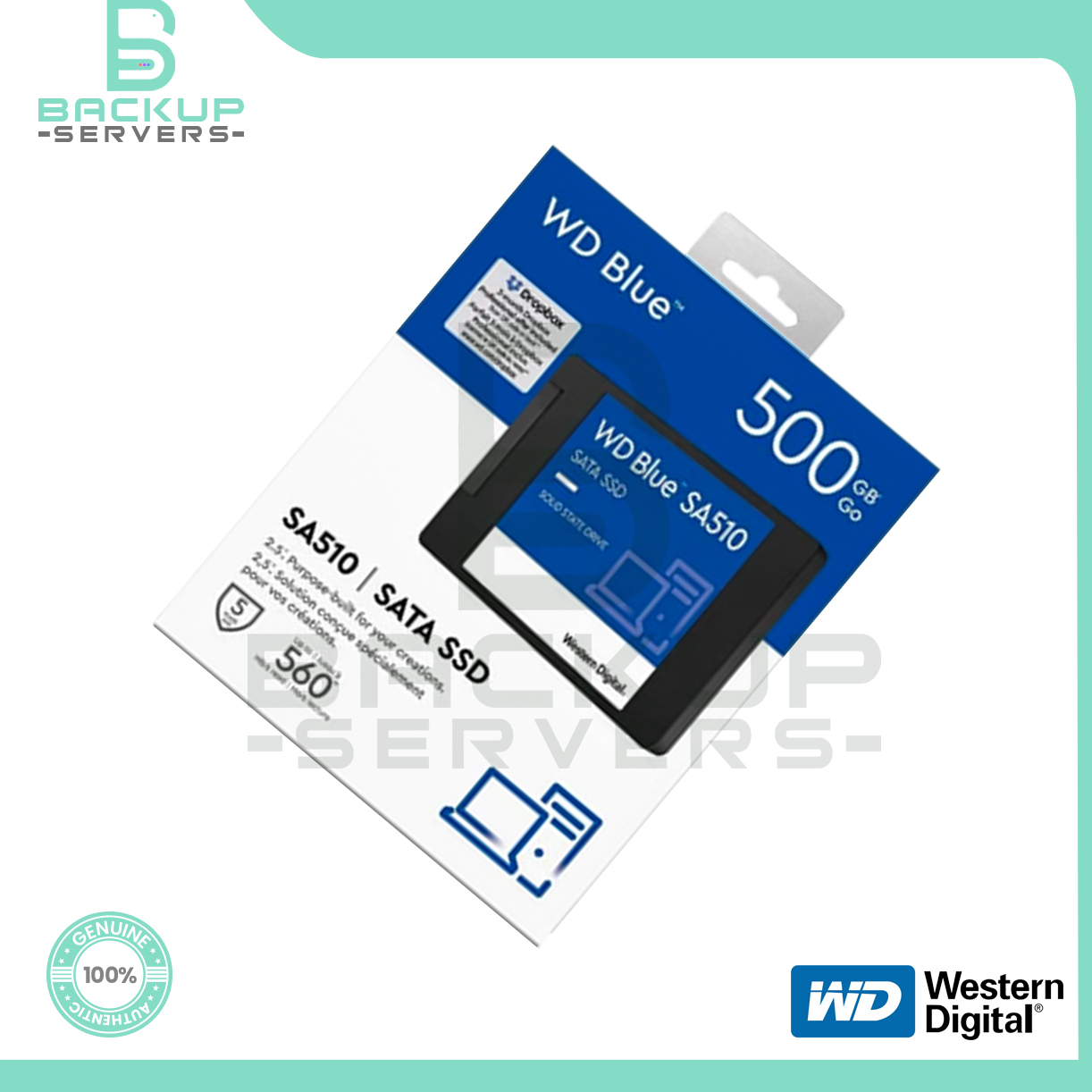 WDS500G3B0A Western Digital SA510 500GB 6Gbps SATA TLC 2.5 Solid