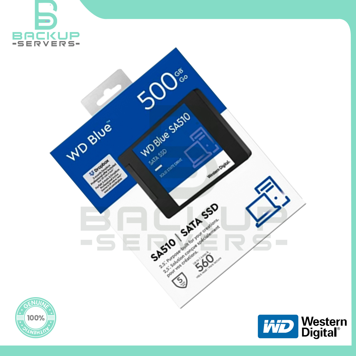 WDS500G3B0A Western Digital SA510 500GB 6Gbps SATA TLC 2.5 Solid