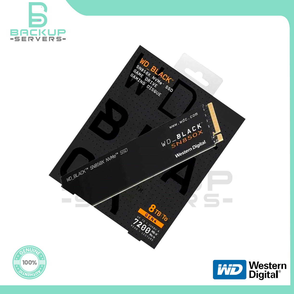 Western Digital SN850X 8TB PCI-e 4.0 NVMe M.2 2280 Solid State
